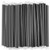 [Individually Wrapped] 100 Pcs Disposable Jumbo Smoothie Straws, Wide-mouthed Black Milkshakes Plastic Drinking Straws, (9.45" Long and 0.43" Diameter) BPA FREE