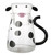 RockTrend Cow Clear Glass Bedside Night Water Carafe Set with Tumbler, Pitcher And Cup Night Set