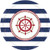 Amscan Anchors Aweigh Party Plates, 7", 8 Ct.