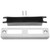 Housoutil Kits 4 Sets Door Deadbolt Strike Plates Stainless Steel Door Strike Plates Door Reinforcement Plates Deadbolts