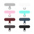 COOKOOKY Phone Lanyard Patch 8 Pack Universal Cell Phone Tether Tab Phone Strap Patch Replacement Part Phone Case Patch