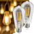 UNILAMP E26 LED Bulb 60 Watt Equivalent Dimmable, 6W Edison Light Bulb, 2700K Warm White, 600LM, ST64 E26 Edison Dimmable Bulb, Vintage LED Filament Bulbs, 2 Pack