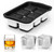 ICEXXP Large Ice Cube Tray with Lid, 2.2 Inch Big Ice Cube Trays, Stackable Square Ice Cube Tray, Easy Release & BPA Free, Silicone Ice Cube Maker for Whiskey, Cocktails, Bourbon, Gifts for Men