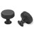 POVEFONK 10 Pack Matte Black Kitchen Cabinet Knobs Knurled Cabinet Knobs Black Drawer Knobs Kitchen Cabinet Hardware Kitchen Handles Drawer Knobs Dresser Handles