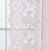 Kotile Pink Sheer Curtains for Nursery, Country Vine Floral Lace Curtains 54 Inch Length 2 Panels Set, Scalloped Edges Privacy Sheer Lace Window Curtains, 52 x 54 Inch, Pink