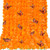 12 pcs 5ft Marigold Garland Long Strands Orange Artificial Marigold Flowers Garland with Butterfly for Diwali Traditional Indian Bush Floral Themed Party Wedding Backdrop Decor