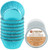 Gifbera Foil Cupcake Liners Metallic Paper Muffin Standard Baking Cups 200-Count (Aqua)