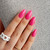 Press on Nails Hot Pink Medium Almond Gel Acrylic Fake Nails, Natural Fit Reusable Nail Art Kit False Nails with Glue on Nails for Women - French Tip Press on Nails, 28Pcs Press on Nails Hot Pink Medium Almond Gel Acrylic Fake Nails, Natural Fit Reusable Nail Art Kit False Nails with Glue on Nails for Women - French Tip Press on Nails, 28Pcs