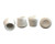 Shepherd Hardware 9120 7/8-Inch Inside Diameter Rubber Leg Tips, 4-Pack, White