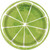 Unique Lime Slice Round Dessert Plates- 7" I Pack of 8