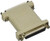 C2G 02468 DB25 F/F Serial RS232 Null Modem Adapter, Gray