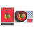Chicago Blackhawks Invitation & Thank You Cards Set - 3 7/8" x 5 5/8" | Mutli-color | Set of 8