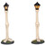 Department 56 Village Collection Accessories Halloween Femur Bone Street Lights Lit Figurine Set, 4.75 Inch, Multicolor