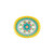 Creative Converting Colorful Pottery Oval Paper Plates, 8 ct