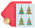 Papyrus Christmas Cards Boxed with Envelopes, Joyful Christmas Celebration, Christmas Trees (20-Count)