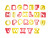 Wilton Cookie Cutter Set Plastic Letters 26 Pieces