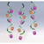 Creative Converting Creative Converting Metallic Foil Flip Flops Dizzy Danglers (5pc Set) Party Supplies and Decorations