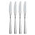 Oneida 2267004F Easton Fine Flatware Dinner Knives, Set Of 4, Metallic