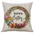 JFLYOU-pillow case,Easter Color Eggs Cute Bunny Rabbit Blessing Gift Cotton Cuhion Cover(Multicolor,D)