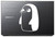Gunter Penguin Decal - Vinyl 5" Tall (Color: White) Decal Laptop Tablet Skateboard car Windows Stickers - by So Cool Stuff