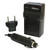 Kinamax Replacement Charger + Car Adapter for Sony DCR-HC17, DCR-HC18, DCR-HC19, DCR-HC20, DCR-HC21, DCR-HC22, DCR-HC23, DCR-HC24, DCR-HC26, DCR-HC27,DCR-HC28