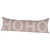 Creative Co-Op Ho Appliqued Cotton Chambray Lumbar Pillow, Taupe