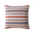 Creative Co-Op Woven Cotton Stripes Pillow, 18" L x 18" W x 2" H, Multicolor