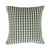 Creative Co-Op Woven Recycled Cotton Blend, Gingham, Green and White Pillow Covers, 18" L x 18" W x 1" H, Multicolor