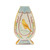 Creative Co-Op Ceramic Painted Bird Designs, Multicolor Vase, Multi