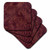 3dRose CST_56074_4 Burgundy Vines Ceramic Tile Coasters, Set of 8