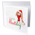 3dRose Cute Cavalier King Charles Spaniel in a Santa Hat for... - Greeting Cards (gc_299895_2)