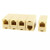 Uxcell Plastic RJ11 6P4C Cable Connector for Landline Telephone 5 Pieces, Beige