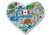 GT Graphics Canada Heart Local Native Culture Travel - 5" Vinyl Sticker - for Car Laptop I-Pad - Waterproof Decal