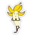 GT Graphics Banana Yoga Cute - 5" Vinyl Sticker - for Car Laptop I-Pad - Waterproof Decal