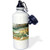 3dRose President George Washington Vintage By Gilbert Stuart Sports Water Bottle, 21 oz, White