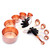 Houchu Measuring Spoons Set Coffee Baking Tool Cooking Rose Gold Heavy Duty Kitchen Sugar Scoop(Spoons&Cups)