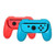 OSTENT 2 x Handle Holder Grip Kit for Nintendo Switch Joy-Con Controller Color Red and Green