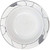 DecorLine White & Silver Bowl - 12 oz | Marble Collection | Pack of 10