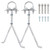 XRDS-RF Antenna Wall Mount 12 Inch Heavy-Duty Stand Off Wall Mast Mount Windproof Antenna Mounting Bracket (2-Leg + 2-Leg)