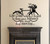 Vinyl Wall Decal Flowers Bicycle Inspiring Phrase Quote Stickers Mural 28.5 in x 20 in gz065