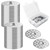 300 PCS 1 Inch Plaster Metal Washers Plaster Repair Washer with 1 PCS Clear Plastic Organizer Storage Box Plaster Buttons Profile Washer Flat Washers for Wall Ceiling Drywall Plaster Repair