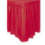 Red Plastic Table Skirt, 29" x 14ft.