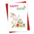 FLYAB Funny Easter Bunny Cards for Kids,4" x 6" Happy Easter Greeting Card with Envelope,Escape the Maze Easter Card for Kids Classroom School Party Game Favor
