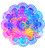 GT Graphics Mandala Flower Neon - 5" Vinyl Sticker - for Car Laptop I-Pad - Waterproof Decal