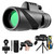 80x100 HD Monocular Telescope, High Power Monocular Telescope for Smartphone Wildlife Bird Watching Hunting Camping Travel Scenery with Smartphone Holder & Tripod