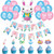 Quenny Easter Balloon Sets,Easter Egg,Easter Bunny,Easter Banner And Cake Inserts,Easter Party Decoration Supplies.(Easter Bunny Sets)