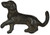 Midwest CBK Cast Iron Dog Shaped Wall Hook in Choice of Pose (Walking)