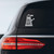 Dalek Side Sticker Decal Notebook Car Laptop 4" x 5" (White)