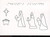 Braille and Tactile Greeting Card: Christmas Blessings Coloured