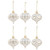 Ganz MX184692 Holiday Drop Boxed Ornaments, 3-inch Height, Metal and Plywood, Set of 6